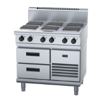 Waldorf 800 Series RN8600SE-RB Refrigerated Base Cooktop 900mm