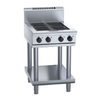 Waldorf 800 Series RN8400E-LS Leg Stand Cooktop 600mm
