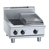 Waldorf 800 Series RN8403E-B Benchtop Model Cooktop & Griddle 600mm