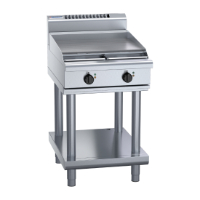 Waldorf 800 Series RN8406E-LS Leg Stand Cooktop 600mm