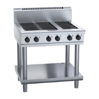 Waldorf 800 Series RN8600E-LS Leg Stand Cooktop 900mm