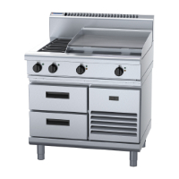 Waldorf 800 Series RN8606E-RB Refrigerated Base Cooktop 900mm