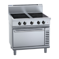 Waldorf 800 Series IN8410ECR3 Induction Range Convection Oven 900mm