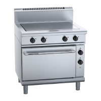 Waldorf 800 Series RN8114EC Electric Solidtop Static Oven Range 900mm