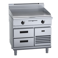 Waldorf 800 Series GP8900E-RB Refrigerated Base Electric Griddle 900mm