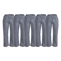 Whites Vegas Black/White Check Trousers Size S (5 Pack)