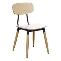 Durafurn Austin Chair Natural Ply Seat & Natural Backrest (2 Pack)