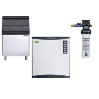 Scotsman 199kg Output Full Dice Ice Maker with 243kg Bin & Water Filter