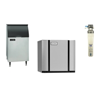 Ice-O-Matic Modular Ice Cube Maker 132kg With 160kg Bin & Filter