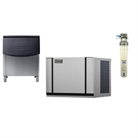 Ice-O-Matic Modular IceCube Maker 209kg e/24hr with 180kg Bin & Filter