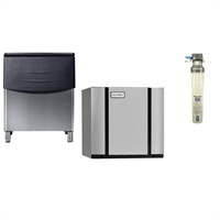 Ice-O-Matic Modular IceCube Maker 418kg e/24hr with 180kg Bin & Filter