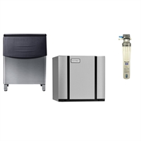 Ice-O-Matic Modular IceCube Maker 418kg e/24hr with 230kg Bin & Filter