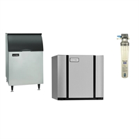 Ice-O-Matic Modular IceCube Maker 425kg e/24hr with 232kg Bin & Filter