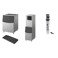 Hoshizaki Cube Ice unit 205kg e24hr with 217kg Bin & Water Filter