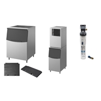 Hoshizaki Cube Ice unit 205kg e24hr with 348kg Bin & Water Filter