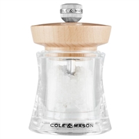 Cole & Mason Holbrorn Salt Mill Natural Beachwood & Acrylic 95mm
