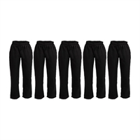 Whites Vegas Chef Pants Black XS (5 Pack)