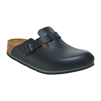 Birkenstock Boston Pro PU Natural Leather Black