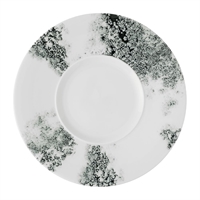 Churchill Alchemy Ambience Medium Rim Plates Smoke Black 280mm (6 Pack)