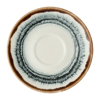 Dudson Harvest Flare Natural Cafe Cappuccino Saucers 156mm (12 Pack)