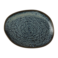 Churchill Envisage Cascade Sapphire Blue Natural Oblong Plates 260x200mm (6 Pack)