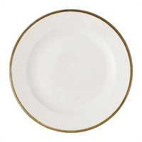 Churchill Stonecast Barley White Profile Plates 229mm (12 Pack)