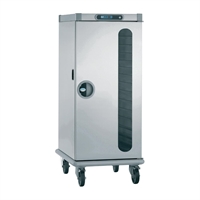 Tournus Roll'Service Heated Banquet Cart Glazed Stainless Steel Door 15x GN 2/1 507452AS