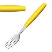 Amefa PIXEL Dessert Forks Yellow (12 Pack)