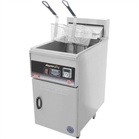 Goldstein Electric 2 Basket Single V Pan Fryer 32Ltr Natural Gas