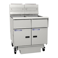 Pitco High Energy 4 Basket Solstice Supreme Gas Fryer with Filter Drawer