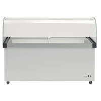 Liebherr Gelato Freezer EFI4853 with Glass Canopy - 12x5Ltr Gelato Tubs