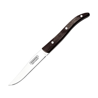 Tramontina Churrasco Steak Knife Micro Serr Narrow Polywood 100mm (12 Pack)