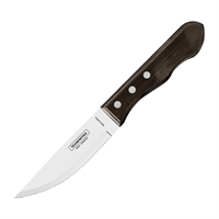 Tramontina Churrasco Steak Knife Polywood Brown 120mm (12 Pack)