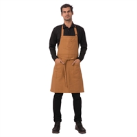 Chef Works Rockford Bib Apron Nutmeg