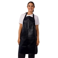Chef Works Short PVC Bib Apron Black