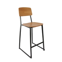 Furnlink Denver Natural Barstool (2 Pack)