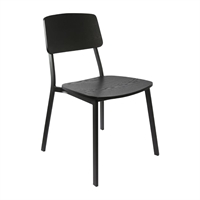 Furnlink Denver Black Chair (2 Pack)