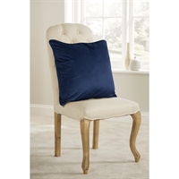 Luxury Reign Piped Cushion Navy