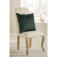 Luxury Reign Piped Cushion Green