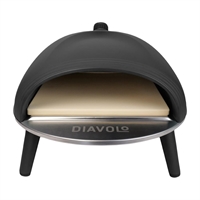 Diavolo Gas Pizza Oven Bundle Black DEL-3003