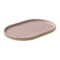 Playground Nara Rose Oval Plates 300x200mm (6 Pack)