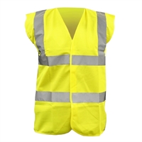 KeepSAFE Hi Vis Waistcoat Yellow (10 Pack)