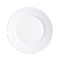 Arcoroc Opal Restaurant Wide Rim Plates 235mm (6 Pack)