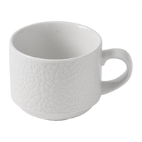 Churchill Viana Stacking Cups White 220ml (12 Pack)