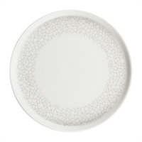 Churchill Viana Walled Plates Charcoal Grey 210mm (6 Pack)