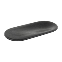Playground Bread & Bite Black Oval Plates 220x100mm (6 Pack)