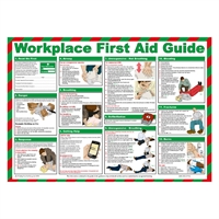 Mileta Workplace First Aid Guide Poster 590x420mm