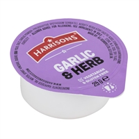 Harrisons Garlic & Herb Dip Pots 25g (100 Pack)
