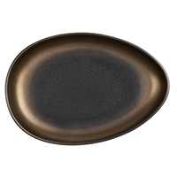 Olympia Ochre Teardrop Plate - 310x210x33mm (Box 4)