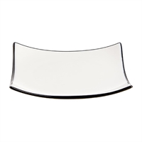 Arcoroc Appetizer Square Small Bowls Black Line 95mm (24 Pack)